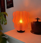 Light Pink Wavy Table Lamp