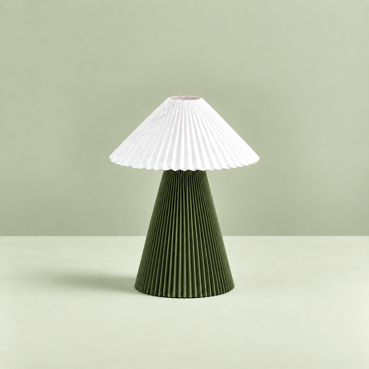 Olive Green Dune Lamp