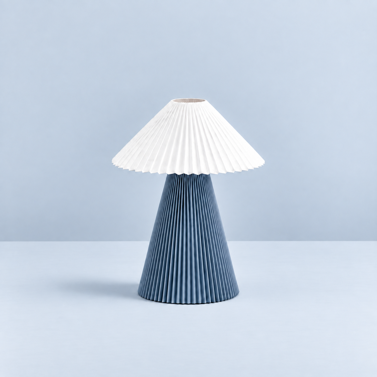 Denim Blue Dune Lamp