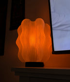 White Wavy Table Lamp