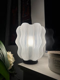 White Wavy Table Lamp